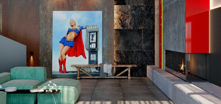 Прохладный, резкий и наполненный комиксами интерьер — Полезная информация